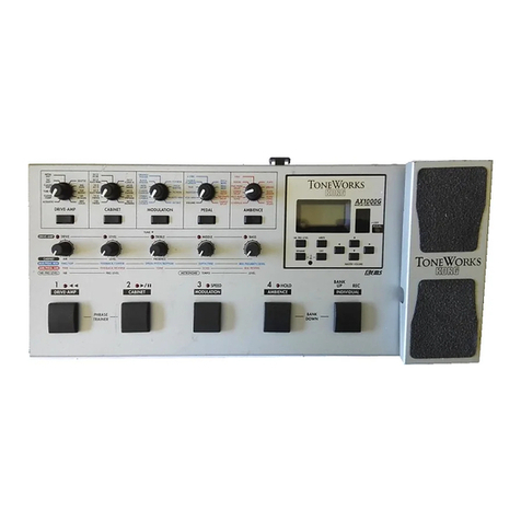 Korg ToneWorks AX1000G User manual