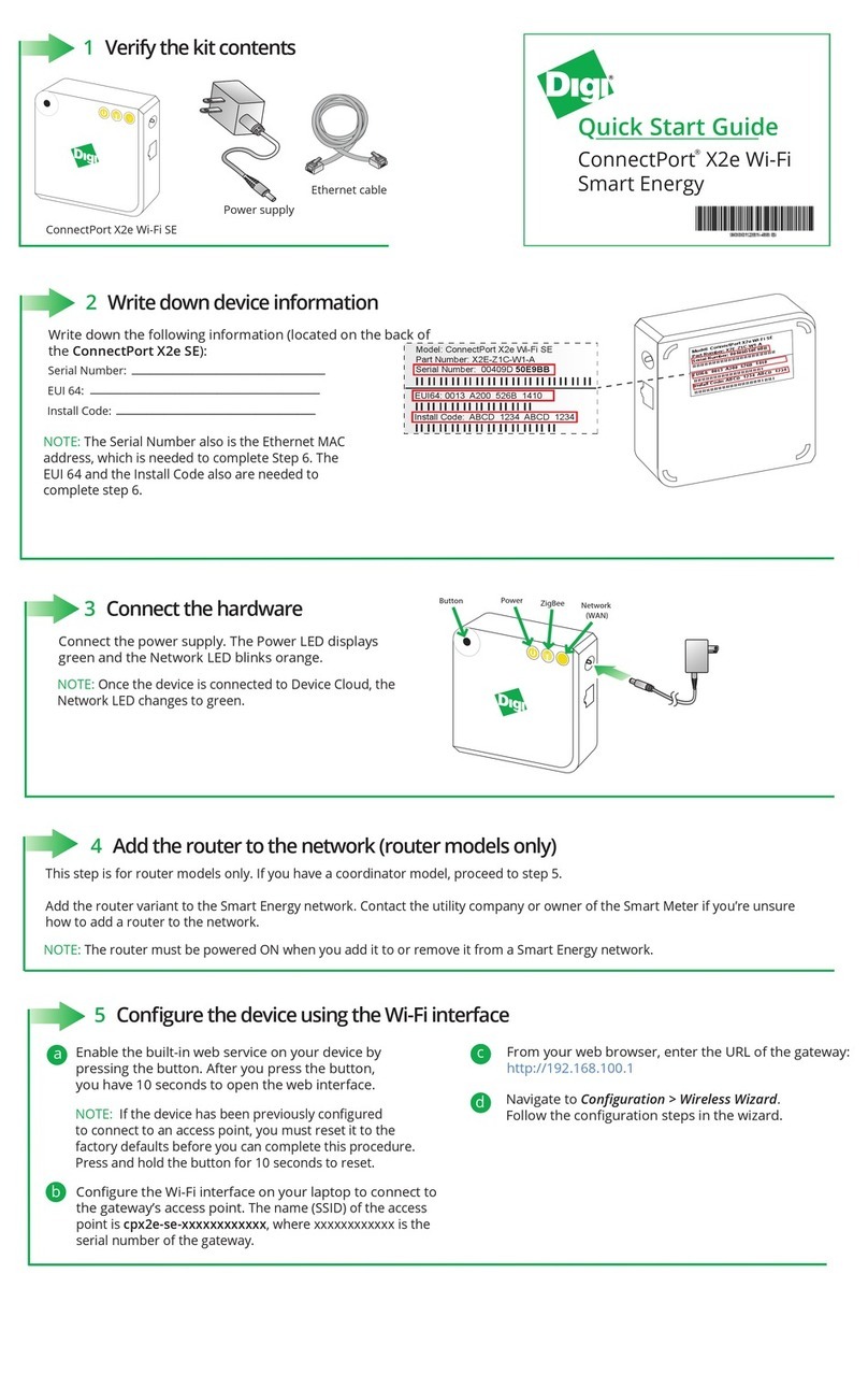 Digi ConnectPort X2e User manual