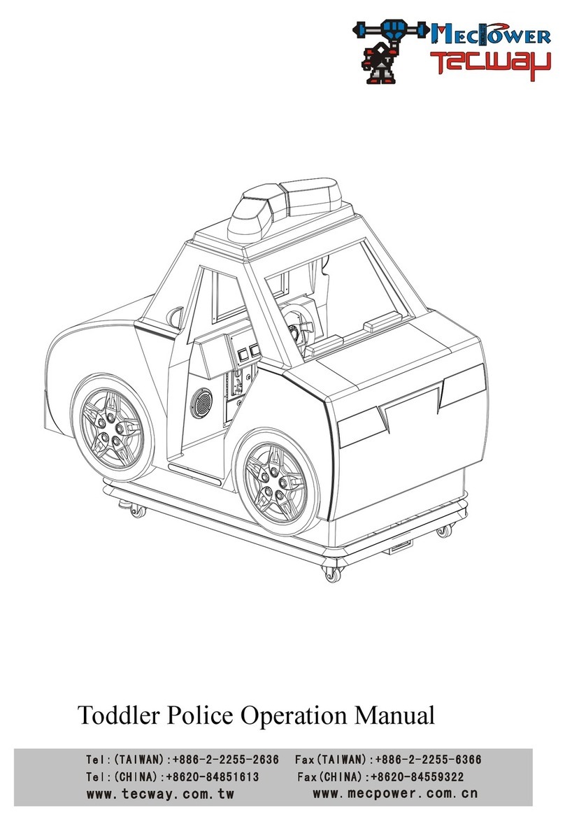 MecPower Tecway Toddler Police Operation manual
