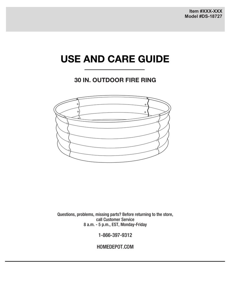 HOMEDEPOT DS-18727 Use and care guide