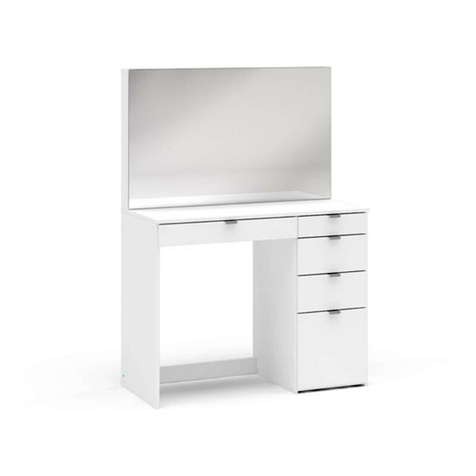Birlea Ava 5 Drawer Dressing Table & Mirror User manual Birlea Ava 5 Drawer Dressing Table & Mirror User manual