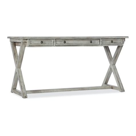 Hooker Furniture Dixon Writing Desk 638-10019-GRY Assembly instruction Hooker Furniture Dixon Writing Desk 638-10019-GRY Assembly instruction