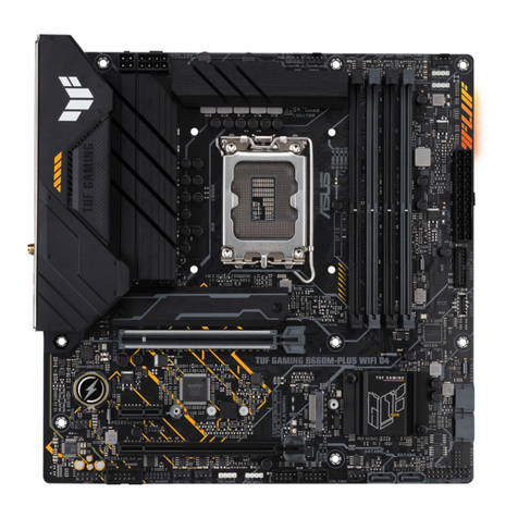 Asus TUF GAMING B660M-PLUS WIFI manual