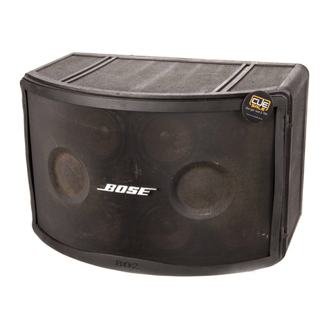 Bose 802 Series III User manual