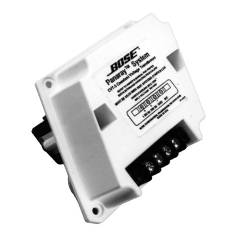 Bose CVT-5 owner's guide