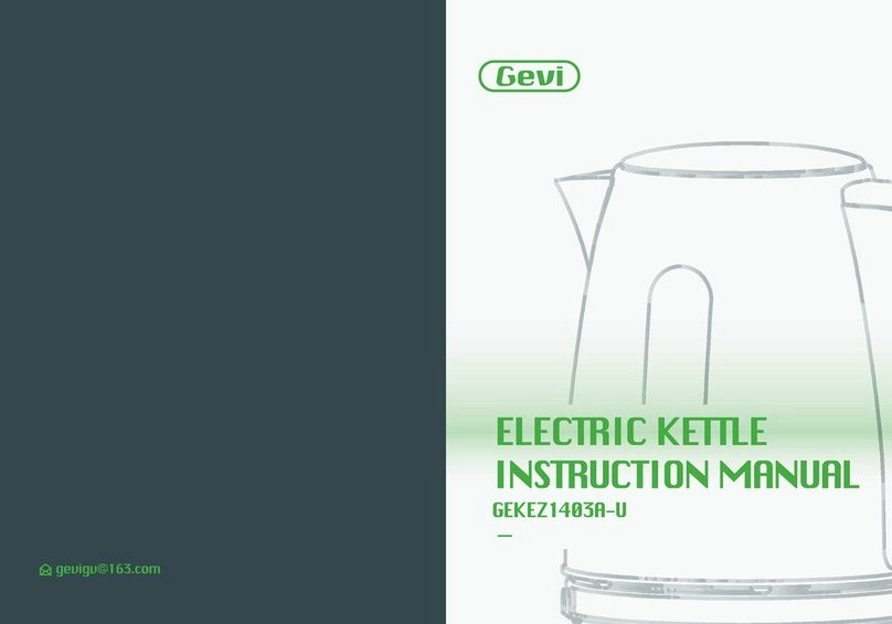 Gevi GEKEZ1403A-U instruction manual