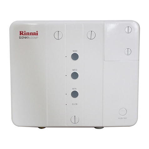 Rinnai NIPPON 600MP manual