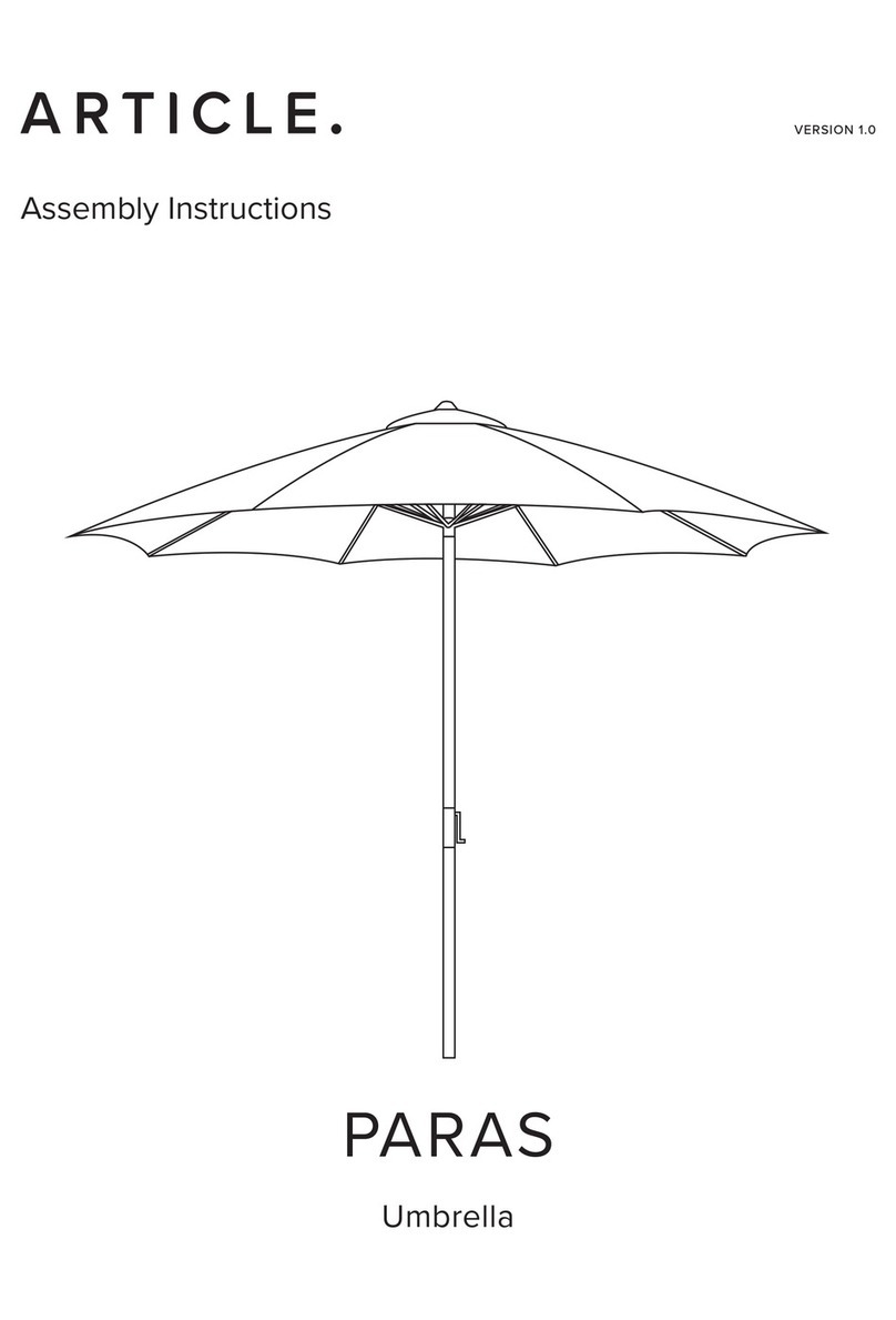 Article PARAS Assembly instructions