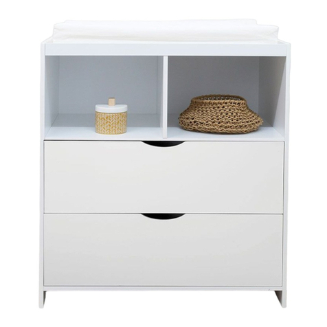 Mocka Brooklyn Change Table User manual Mocka Brooklyn Change Table User manual