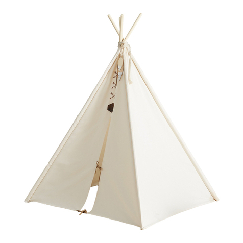 Asweets Wonder & Wise EVERYDAY TEEPEE Assembly instructions