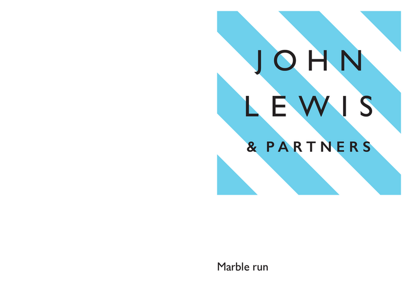 John Lewis Marble run instructions