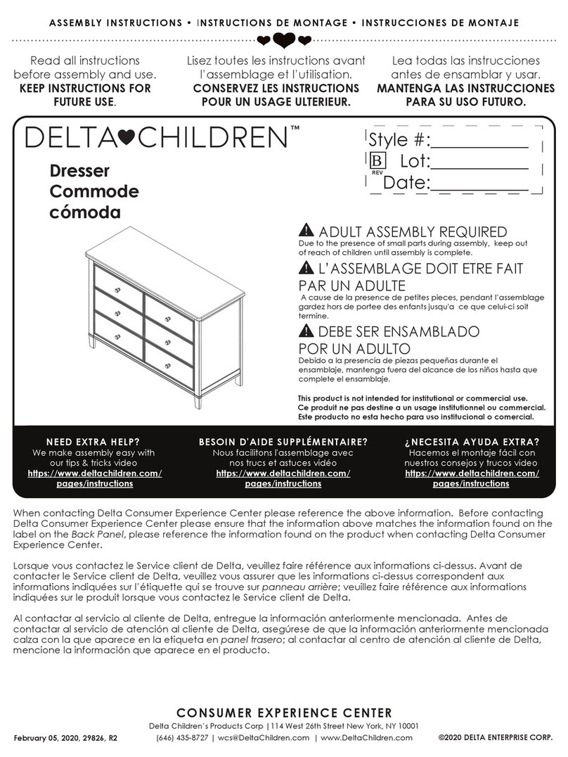 Delta Children Haven 6 Drawer 79706-026 Assembly instructions Delta Children Haven 6 Drawer 79706-026 Assembly instructions