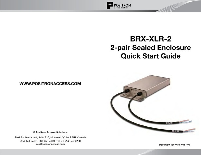 Positron BRX-XLR-2 User manual