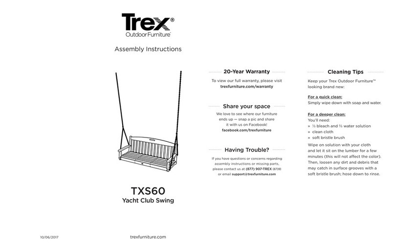 TREX TXS60 Assembly instructions