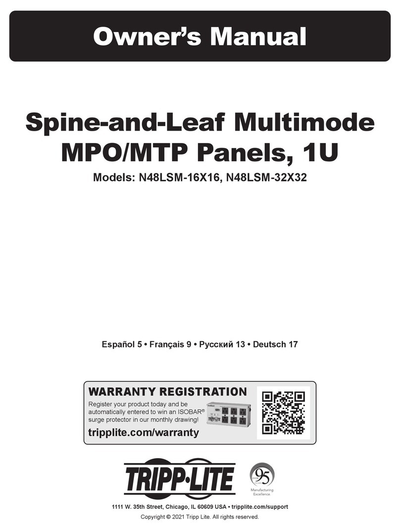 Tripp Lite N48LSM-16X16 User manual