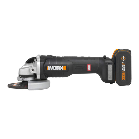 Worx BRUSHLESS MOTOR WX813 Series User manual Worx BRUSHLESS MOTOR WX813 Series User manual