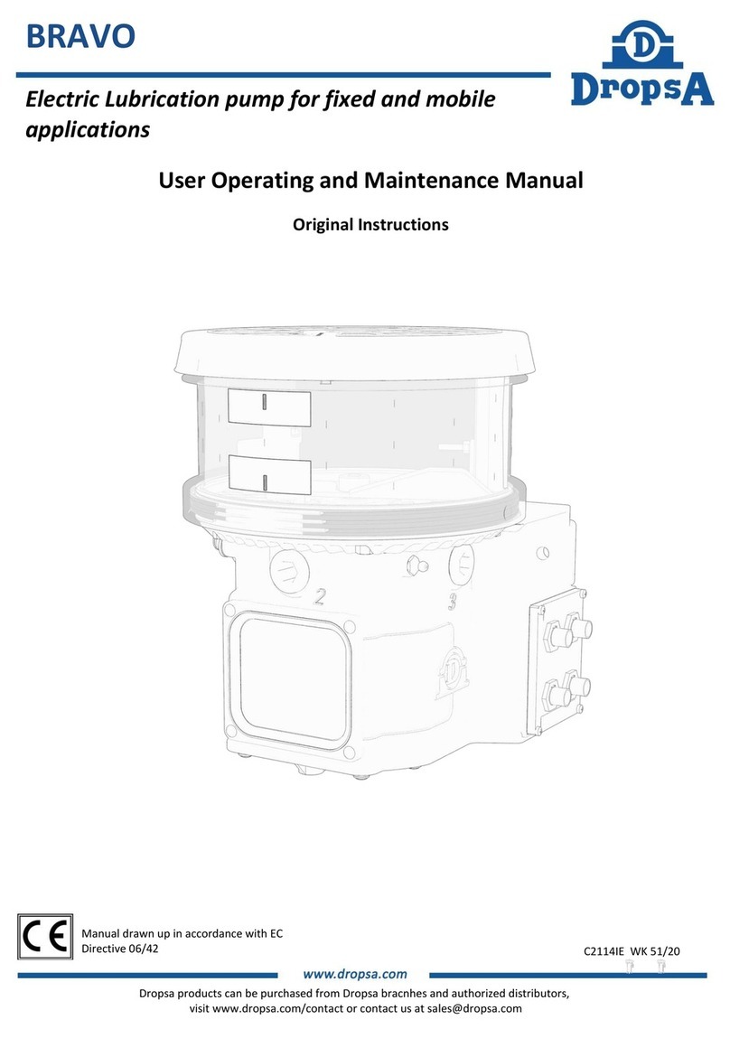 DROPSA BRAVO Operation instructions