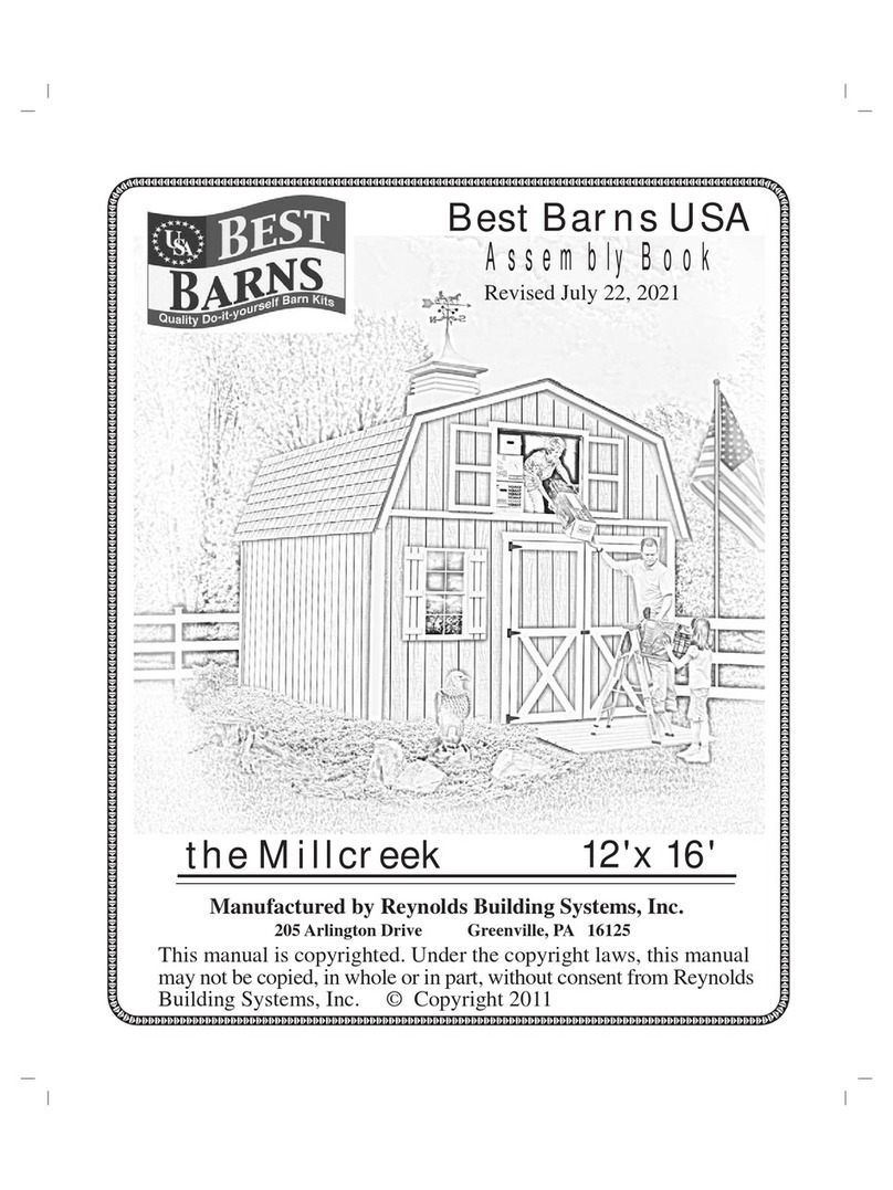 Best Barns Millcreek Assembly Book