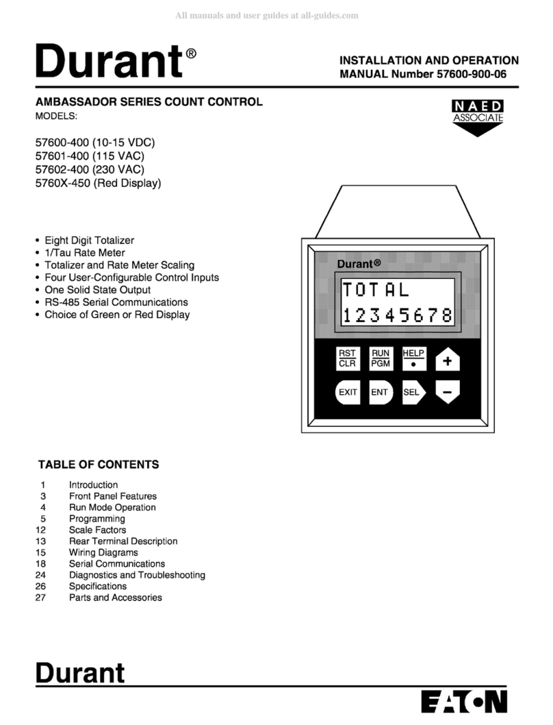 Eaton Durant AMBASSADOR Series User manual