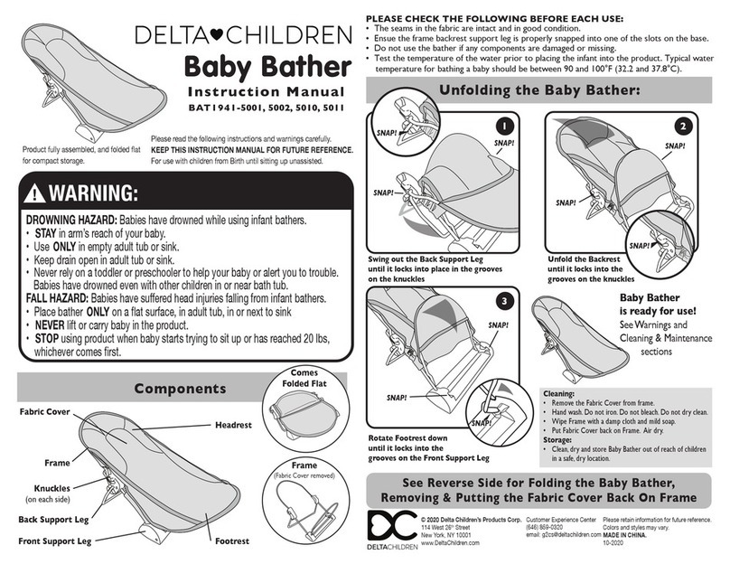Delta Children BAT1941-5001 instruction manual