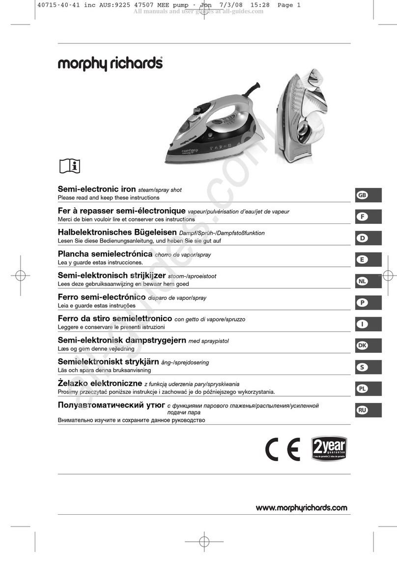 Morphy Richards Comfigrip Advanced 40715 manual