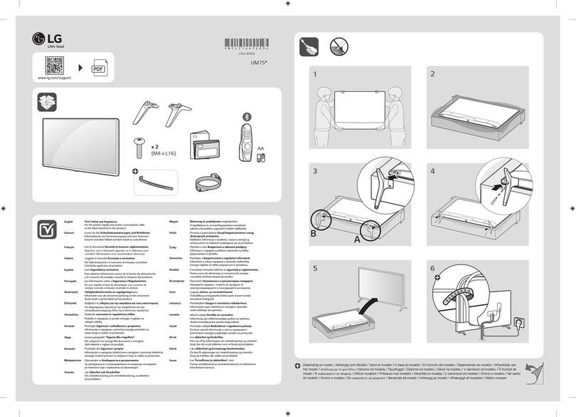 LG UM75 Series User manual