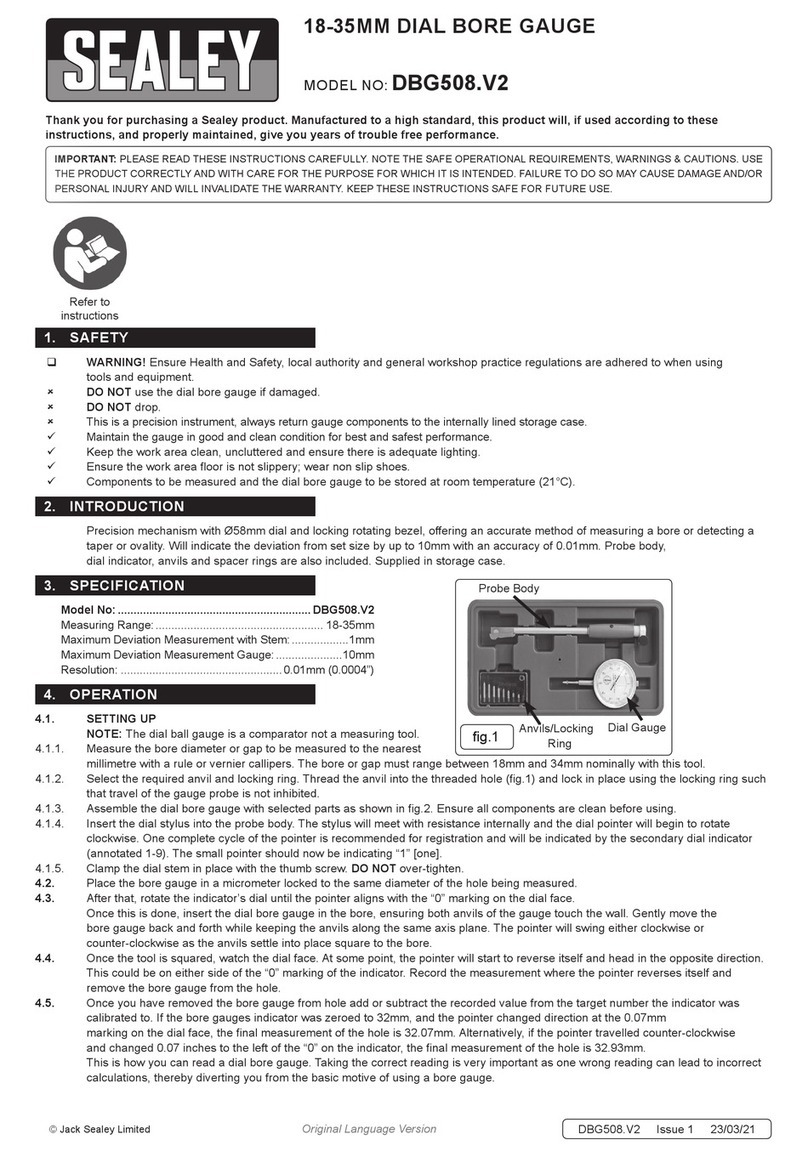 Sealey DBG508.V2 User manual