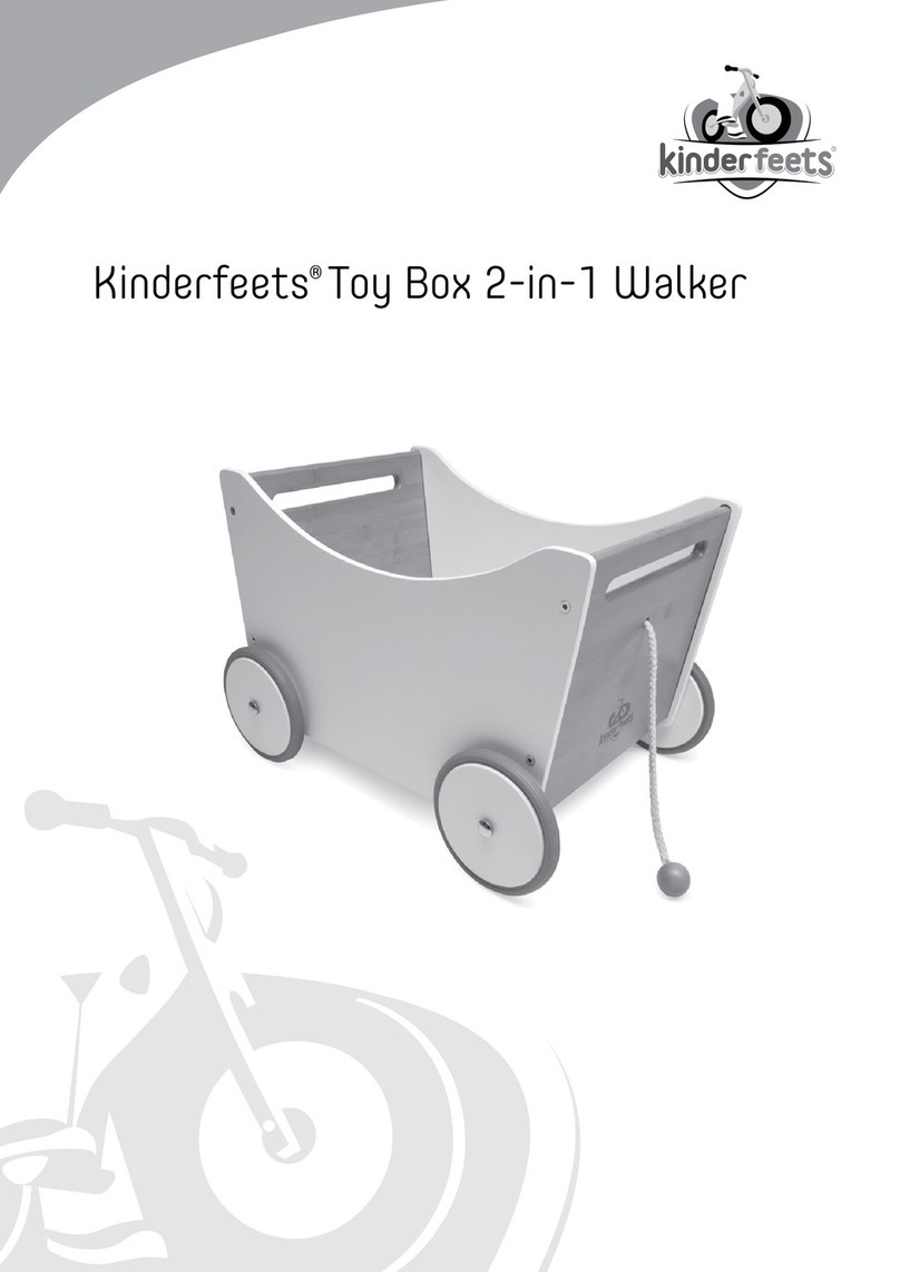 Kinderfeets Toy Box 2-in-1 Walker manual