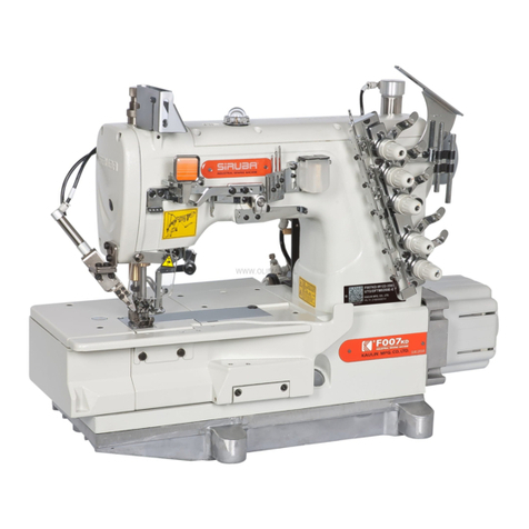 Siruba Sew Reach F007KD Parameter manual