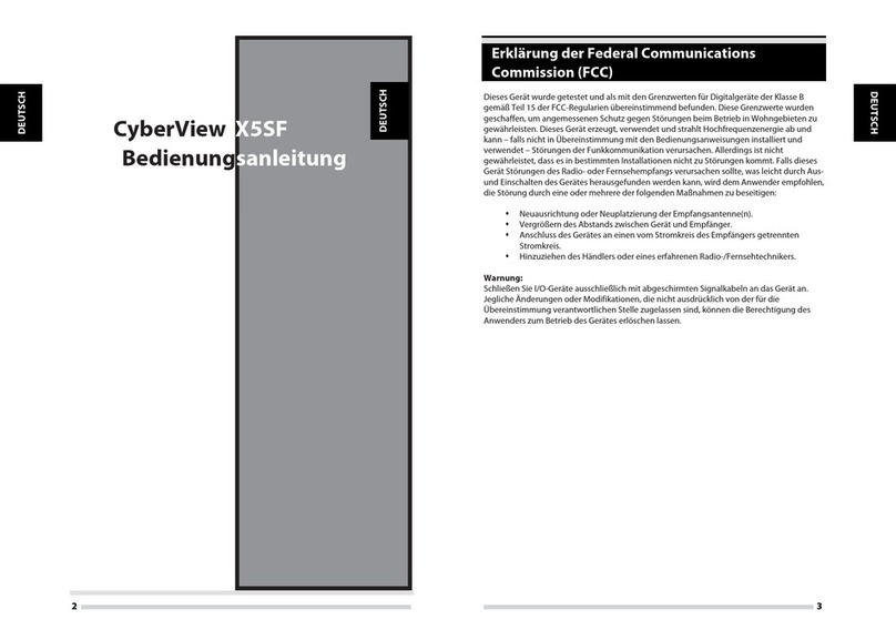 CyberView X5 SF User manual