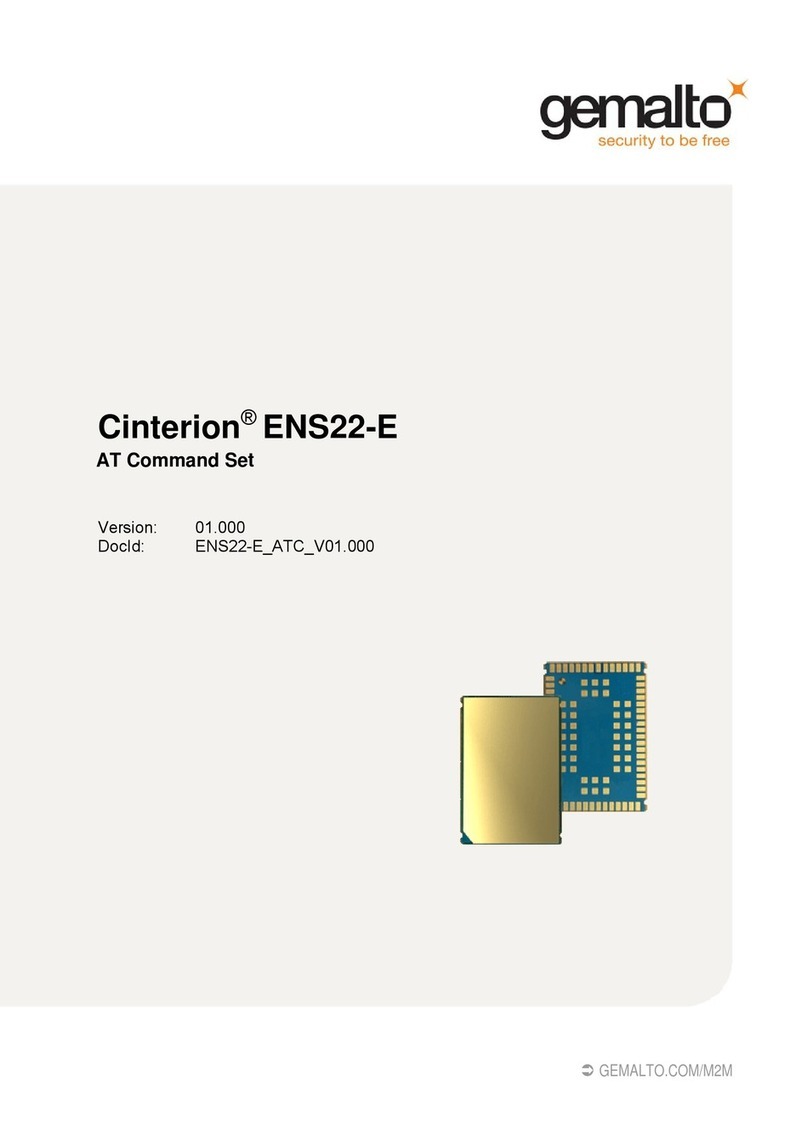 Gemalto Cinterion ENS22-E Setup guide