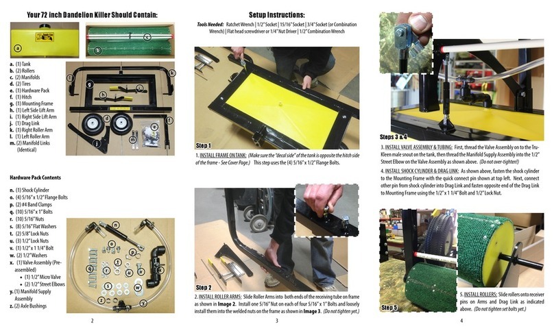 F/S Manufacturing DANDY-LION KILLER instruction manual