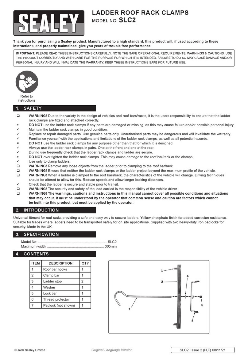 Sealey SLC2 User manual