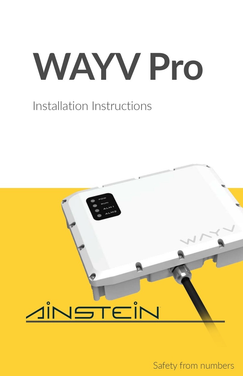 Ainstein WAYV Pro installation instructions Ainstein WAYV Pro installation instructions