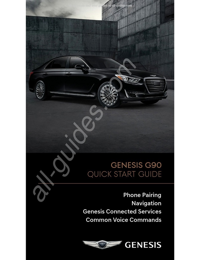 Genesis G90 User manual
