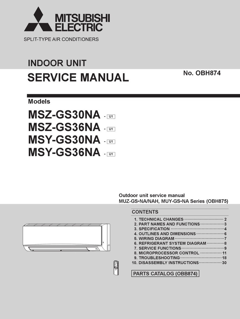 Mitsubishi Electric MSZ-GS30NA-U1 User manual