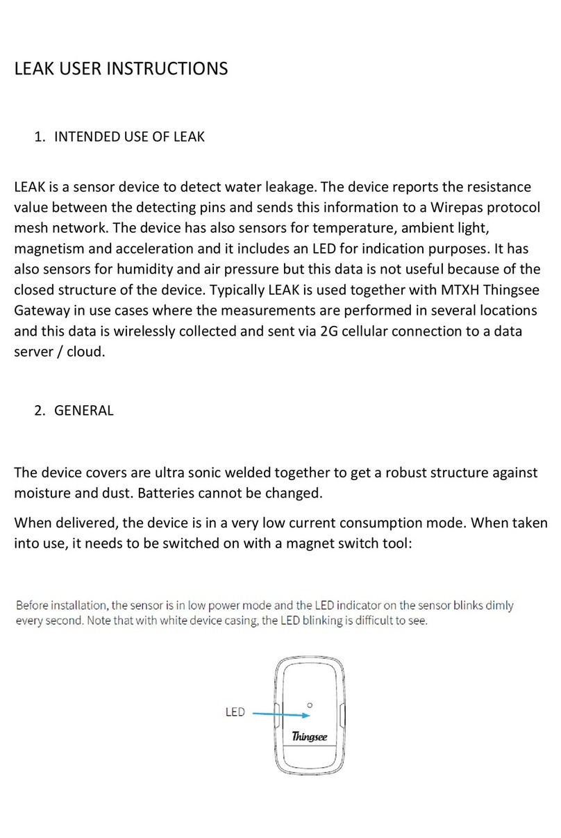 Haltian Thingsee Leak User instructions