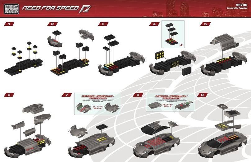 Mega Bloks need for speed 95786 User manual