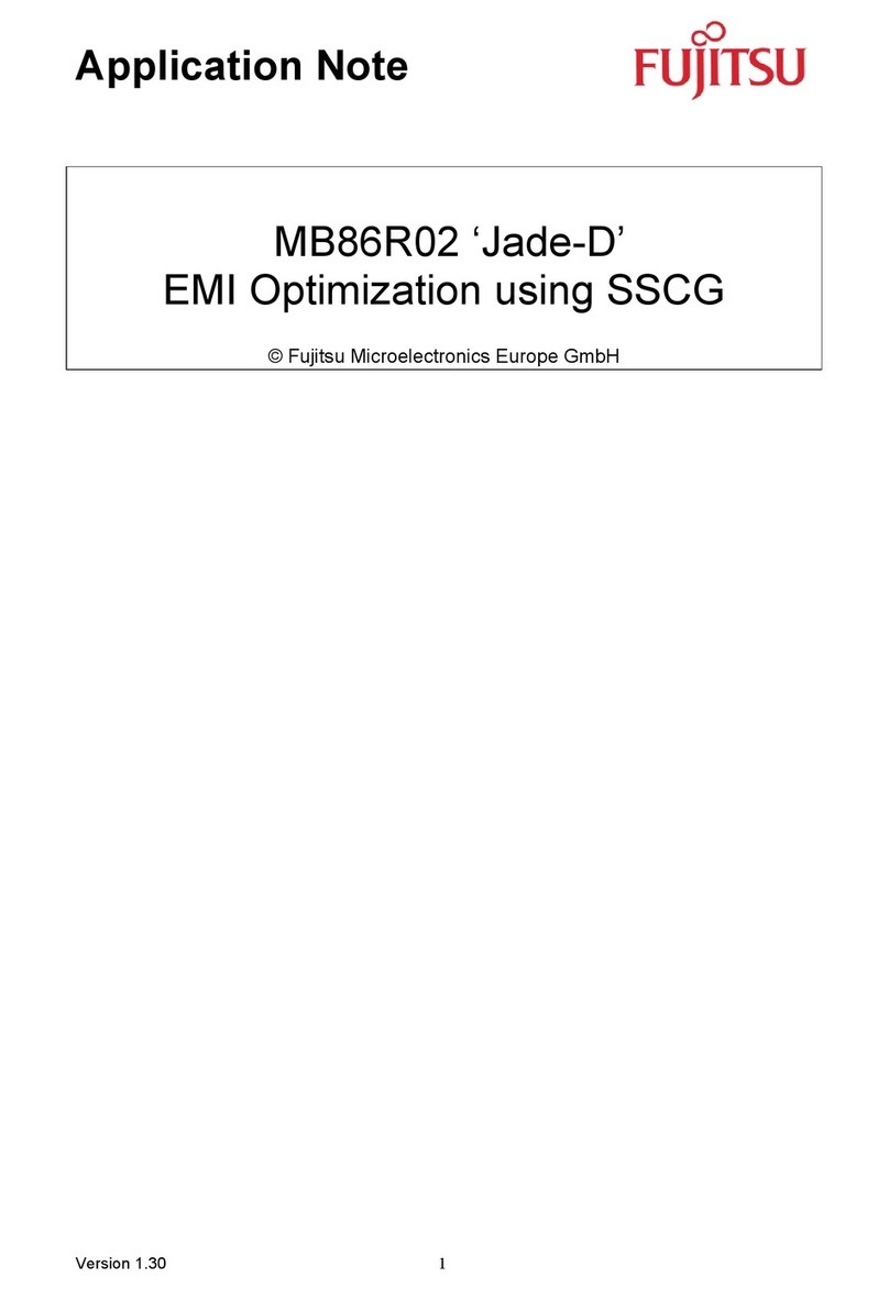Fujitsu MB86R02 Installation and operating instructions