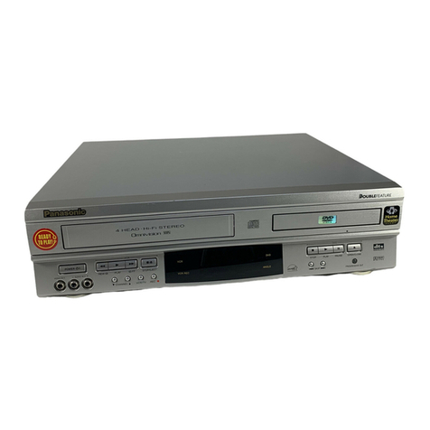 Panasonic PVD4742 - DVD/VCR DECK User manual Panasonic PVD4742 - DVD/VCR DECK User manual