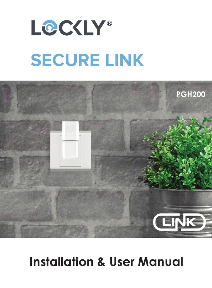 Lockly SECURE LINK Installation & user manual