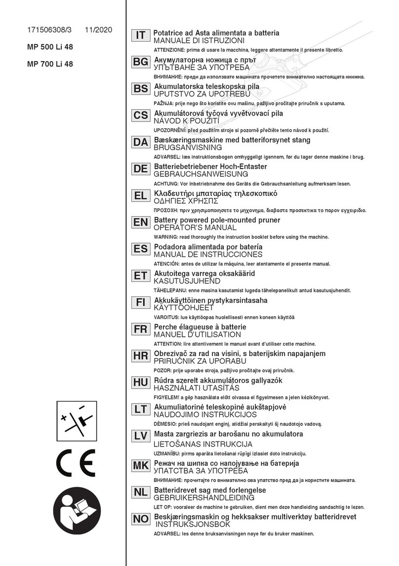 Stiga MP 500 Li 48 User manual