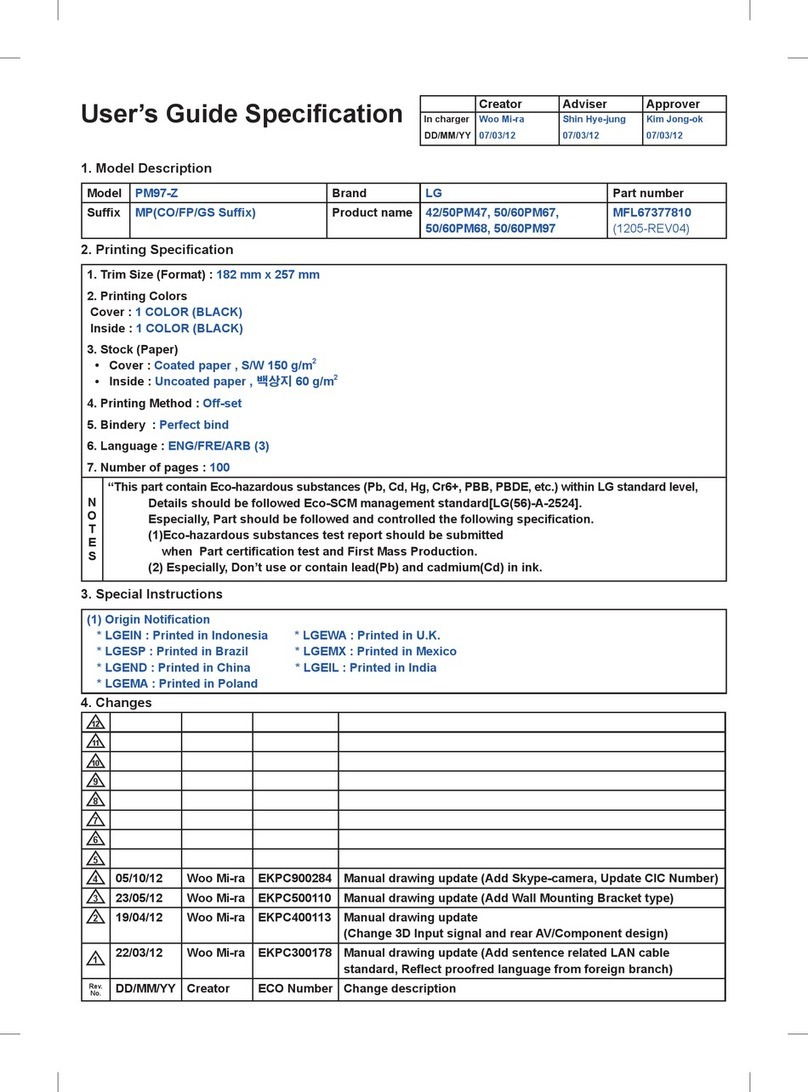 LG PM97-Z User manual