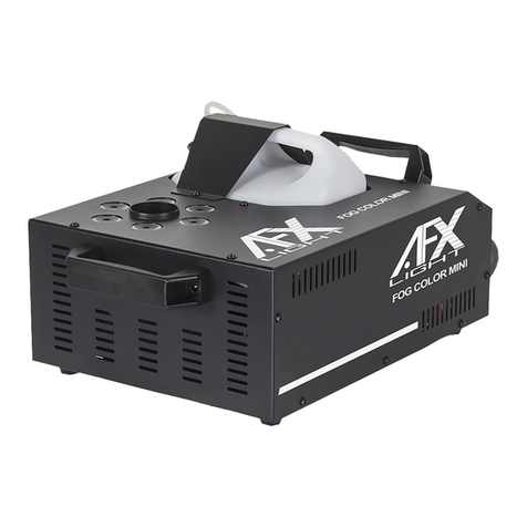 afx light FOG COLOR MINI User manual afx light FOG COLOR MINI User manual
