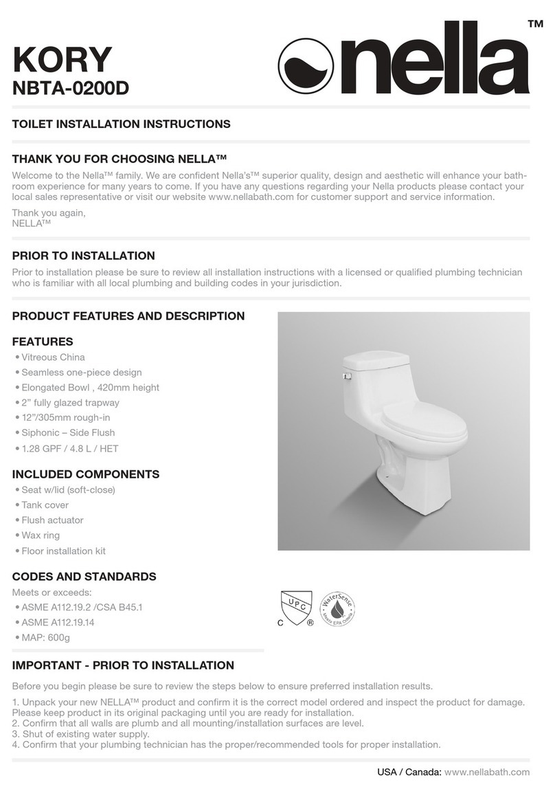 nella KORY NBTA-0200D installation instructions