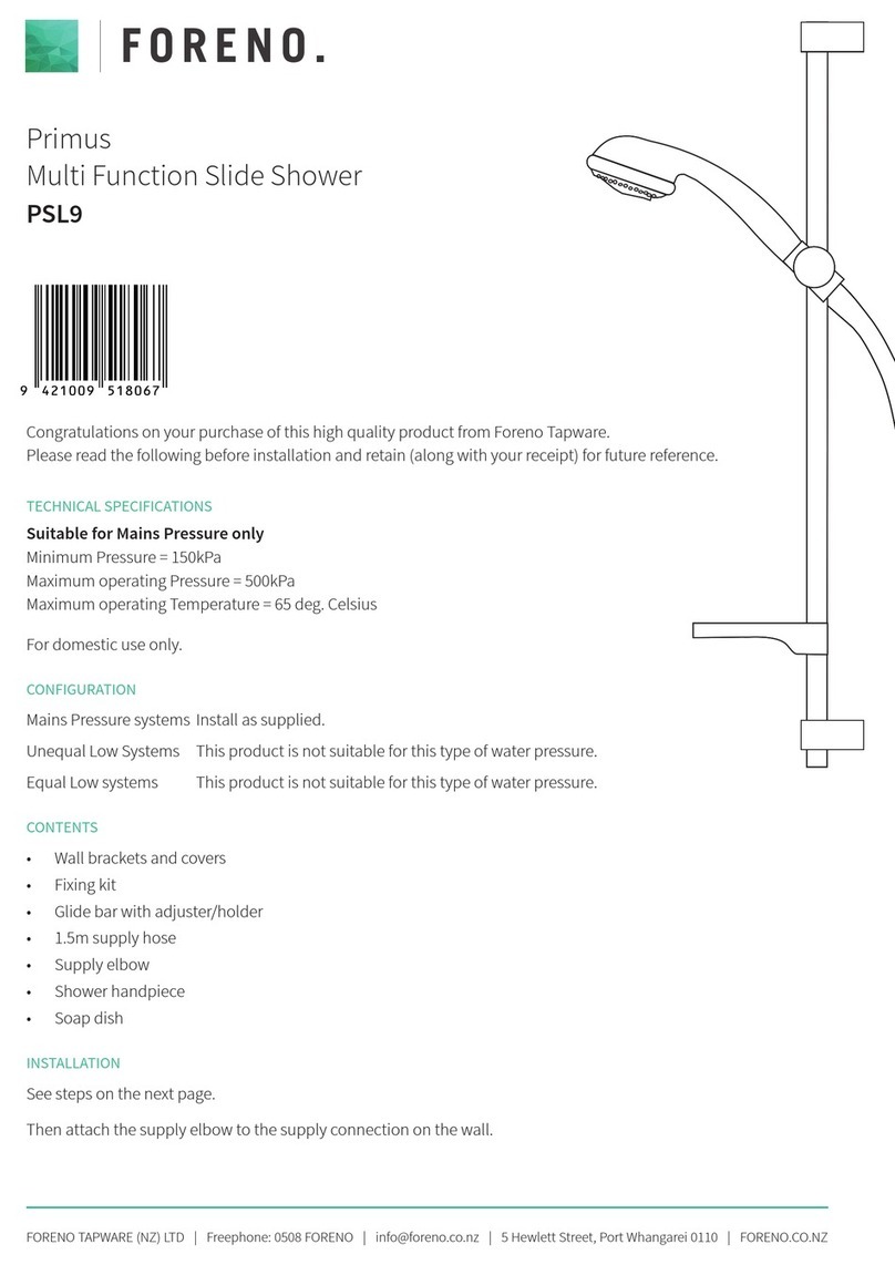 FORENO Primus PSL9 quick start guide