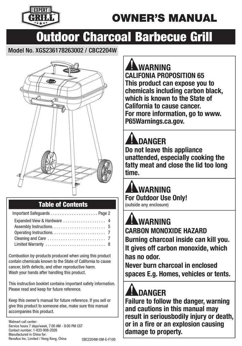 EXPERT GRILL XGS236178263002 owner's manual