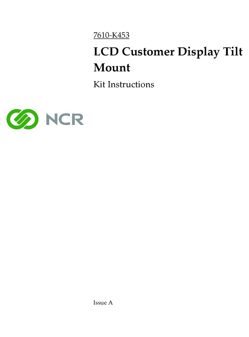 NCR 7610-K453 Kit instructions