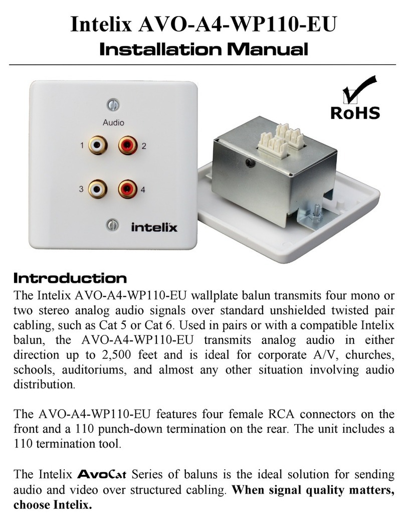 Intelix AVO-A4-WP110-EU User manual