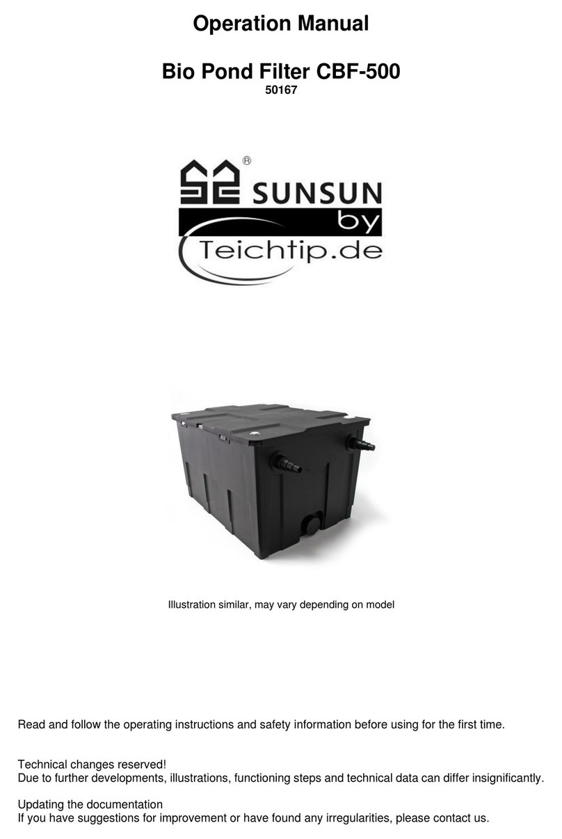 TeichTip SUNSUN CBF-500 Operation manual
